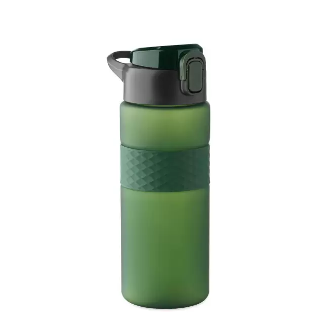 GOURDE RPET AVEC PAILLE 700ML PERSONNALISABLE 'DAYLY' - vert fonce