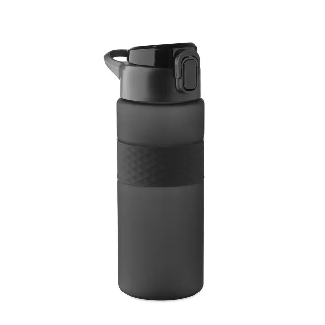 GOURDE RPET AVEC PAILLE 700ML PERSONNALISABLE 'DAYLY' - noir