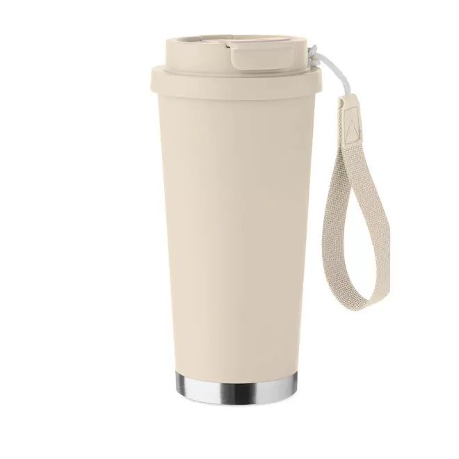 MUG ISOTHERME PERSONNALISE 500ML 'MALTEAS MAX' - beige