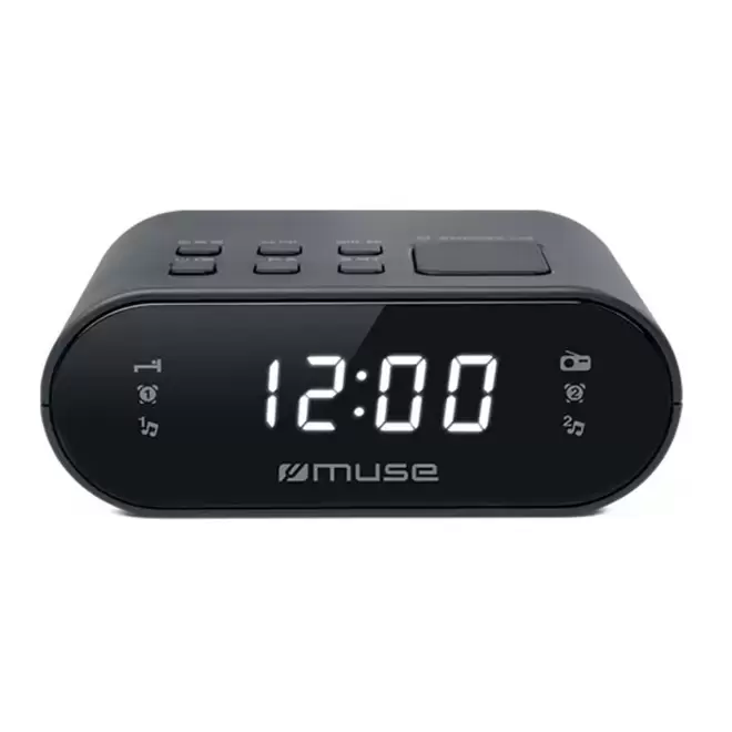 RADIO REVEIL PERSONNALISABLE 'GOMMY' - noir