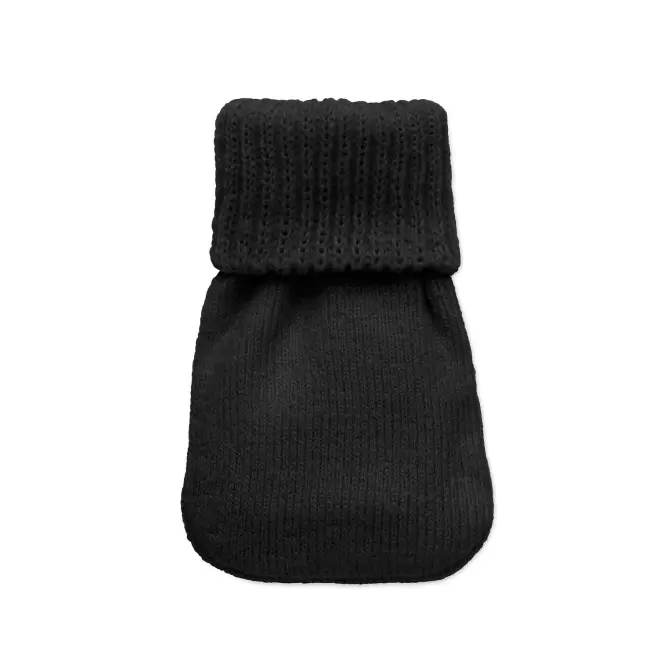 CHAUFFERETTE PERSONNALISABLE AVEC HOUSSE 'GROEN' - noir