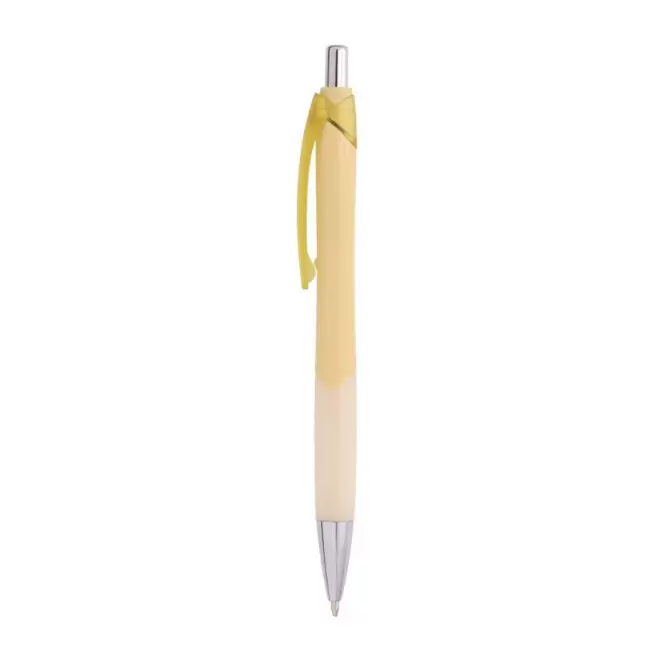 STYLO PERSONNALISABLE EN ABS RECYCLE 'ANTONIN' - jaune