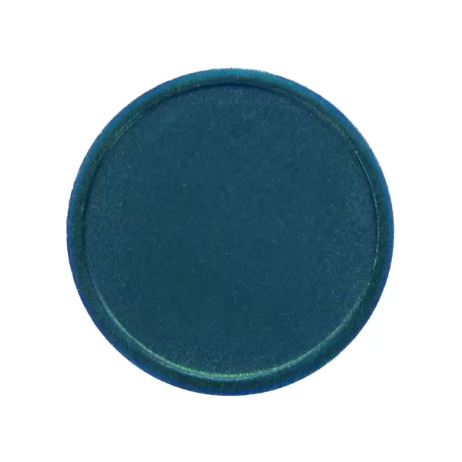 JETON EN PLASTIQUE GRAVE PERSONNALISABLE 'MONNET' - vert métallisé