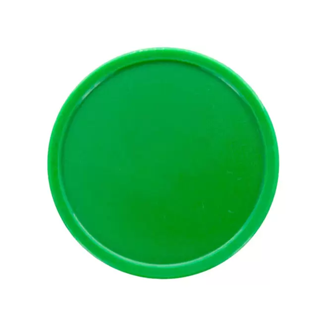 JETON EN PLASTIQUE GRAVE PERSONNALISABLE 'MONNET' - vert foncé