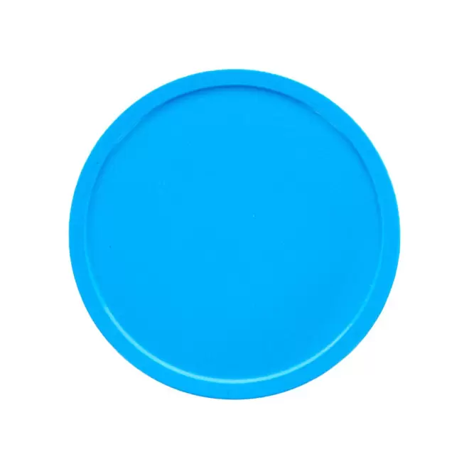 JETON EN PLASTIQUE GRAVE PERSONNALISABLE 'MONNET' - bleu clair