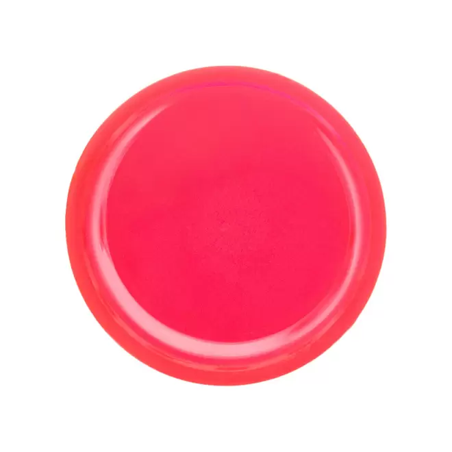 JETON EN PLASTIQUE GRAVE PERSONNALISABLE 'MONNET' - rose transparent