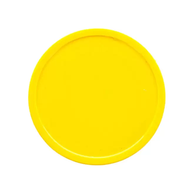 JETON EN PLASTIQUE PERSONNALISABLE 'MONNET' - jaune