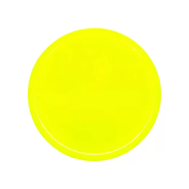 JETON EN PLASTIQUE PERSONNALISABLE 'MONNET' - jaune fluo