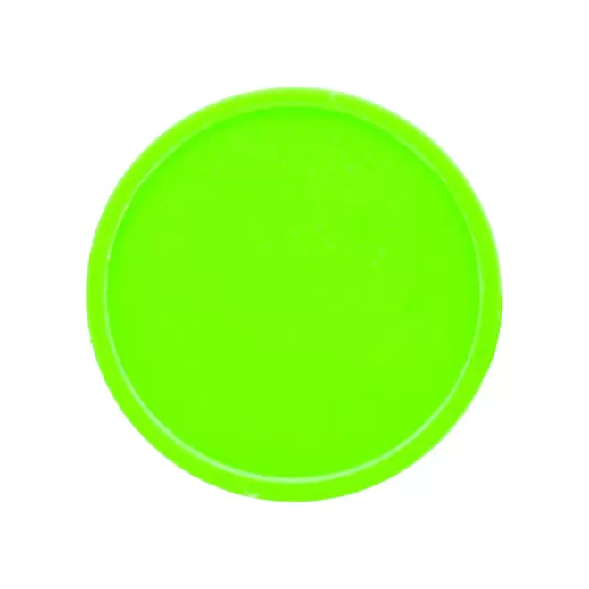 JETON EN PLASTIQUE PERSONNALISABLE 'MONNET' - vert fluo