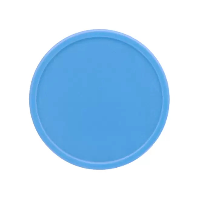 JETON PERSONNALISE EN PLASTIQUE PERCE GRAVE 'MONNET' - bleu clair