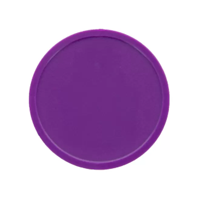 JETON PERSONNALISE EN PLASTIQUE PERCE GRAVE 'MONNET' - violet foncé