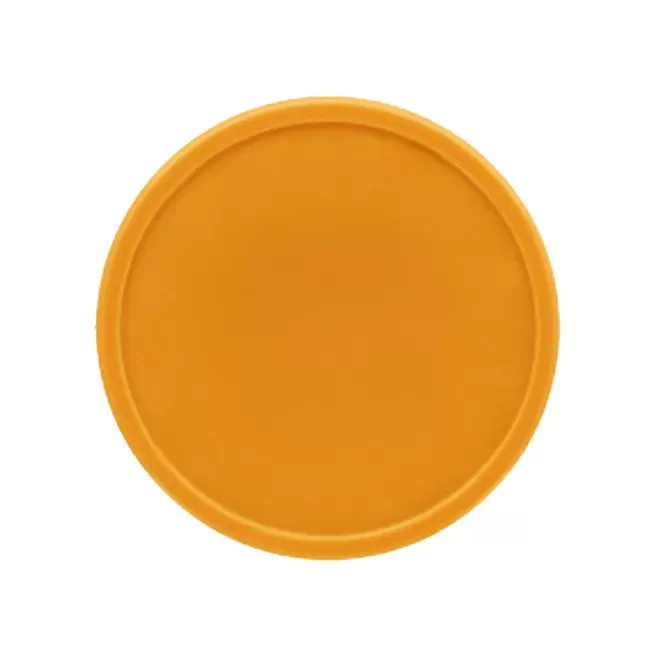 JETON PERSONNALISE EN PLASTIQUE PERCE GRAVE 'MONNET' - orange fluo