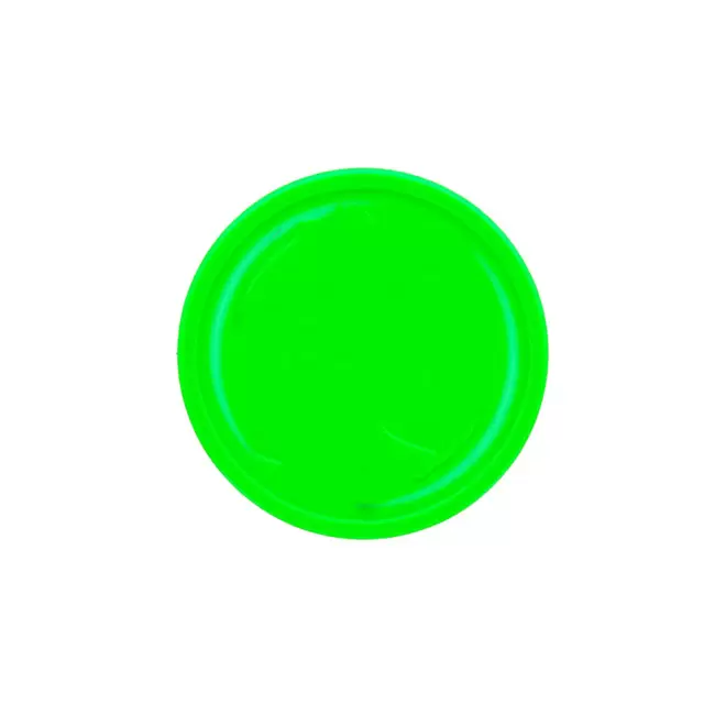 JETON IMPRIME A LA FEUILLE PERSONNALISABLE 'MONNET' - vert transparent