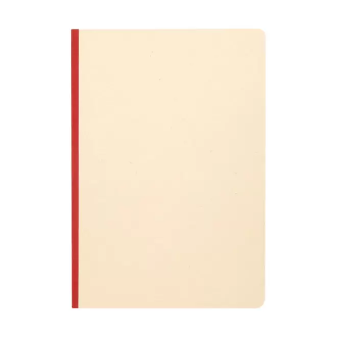 CARNET A5 SOUPE EN CANNE A SUCRE PERSONNALISABLE 'ILIANA' - rouge