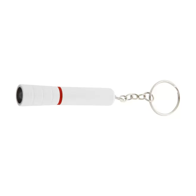 PORTE CLES LAMPE PERSONNALISABLE 'RAPOS WHITE' - rouge