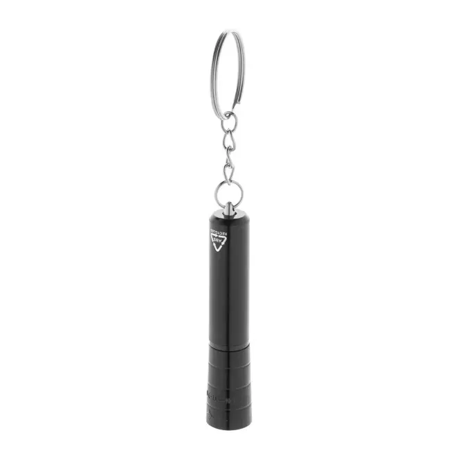 PORTE CLES LAMPE PERSONNALISABLE 'RAPOS RECYCLE' - noir