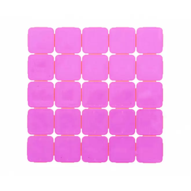 JETON FESTIVAL PERSONNALISABLE EN PLASTIQUE 'FESTYDEAL' - rose transparent