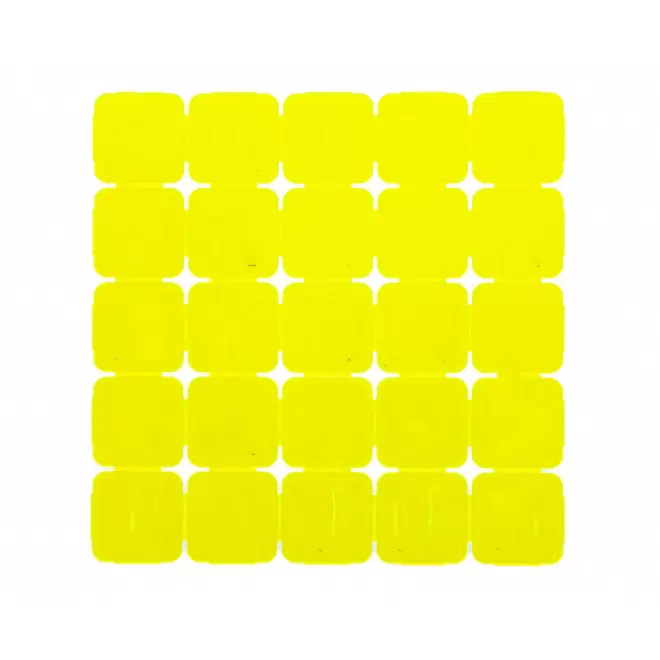 JETON FESTIVAL PERSONNALISABLE EN PLASTIQUE 'FESTYDEAL' - jaune transparent