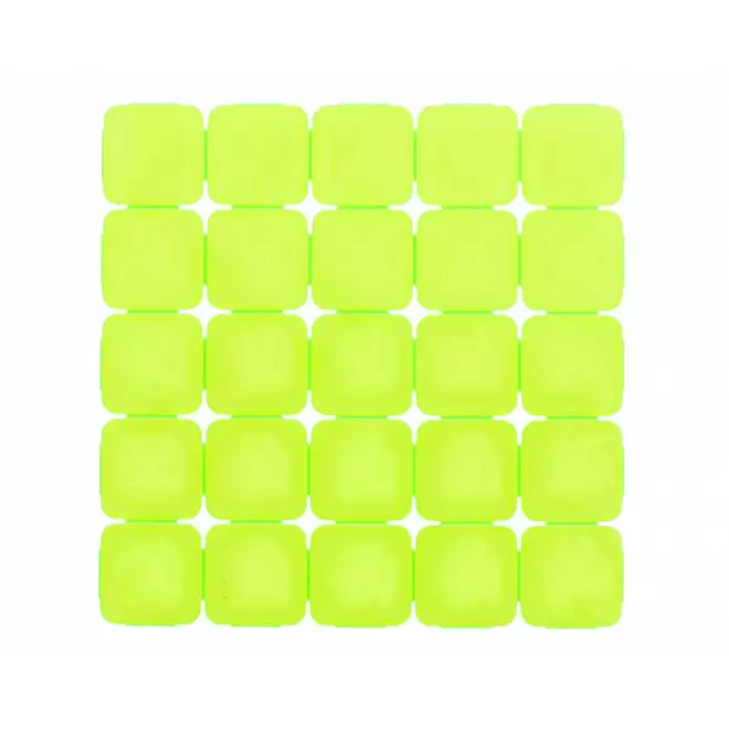 JETON FESTIVAL PERSONNALISABLE EN PLASTIQUE 'FESTYDEAL' - vert transparent