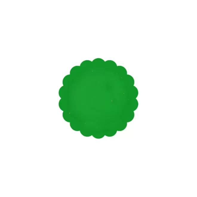 JETON DE FETES ET MANEGE PERSONNALISABLE 'FUNZY DENTELE' - vert clair