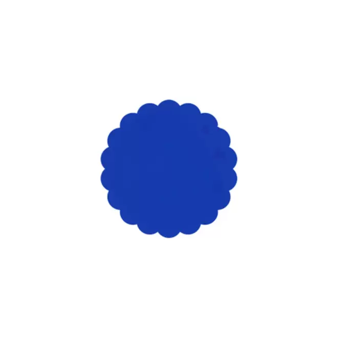 JETON DE FETES ET MANEGE PERSONNALISABLE 'FUNZY DENTELE' - bleu foncé