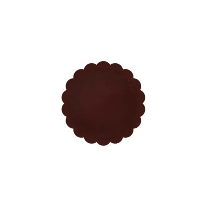 JETON DE FETES ET MANEGE PERSONNALISABLE 'FUNZY DENTELE' - marron