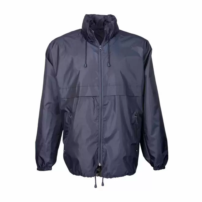 COUPE VENT BANANE PERSONNALISABLE 'DANIELO' - bleu marine