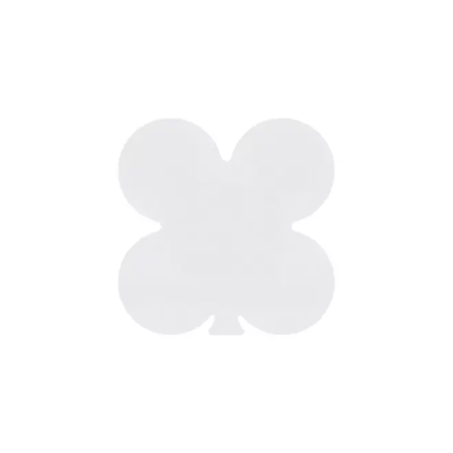 JETON DE FETES ET MANEGE PERSONNALISABLE 'FUNZY TREFLE' - blanc