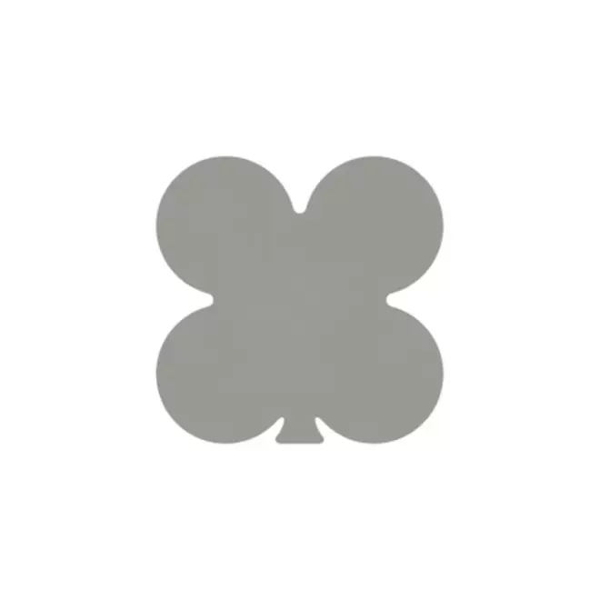 JETON DE FETES ET MANEGE PERSONNALISABLE 'FUNZY TREFLE' - argenté