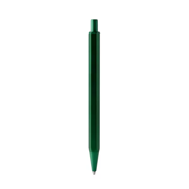 STYLO HEXAGONAL PUBLICITAIRE EN METAL 'CONI' - vert