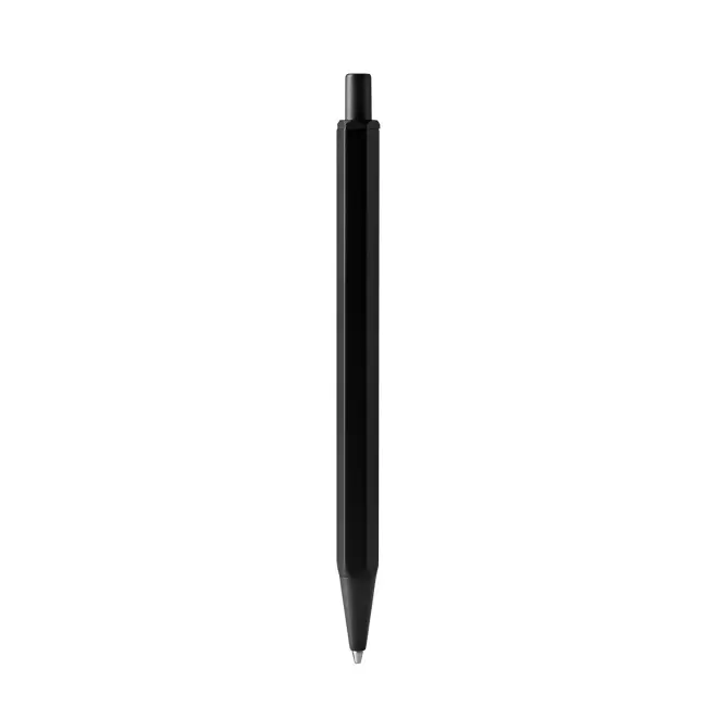 STYLO HEXAGONAL PUBLICITAIRE EN METAL 'CONI' - noir
