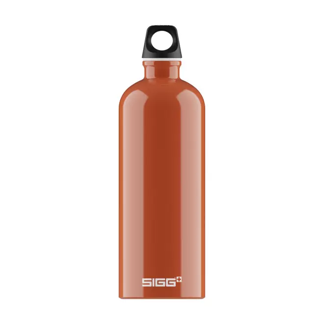 GOURDE EN ALUMINIUM SIGG 1L PERSONNALISABLE 'TRAVELLER' - papika brillant