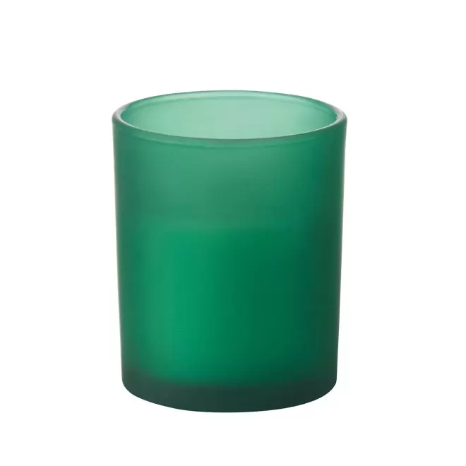 BOUGIE PARFUMEE MECHE BOIS PERSONNALISABLE 'BANILBO S' - vert
