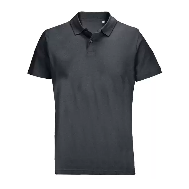 POLO MIXTE COULEUR PERSONNALISABLE 'PULSE' 170G/M2 - gris souris