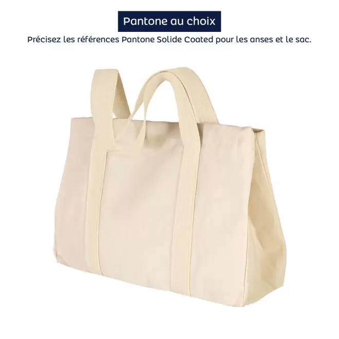 CABAS SUR MESURE ANSES PERSONNALISABLE 'TRENDY' - pantone