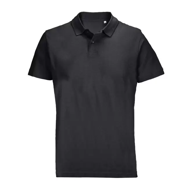 POLO MIXTE COULEUR PERSONNALISABLE 'PULSE' 170G/M2 - noir