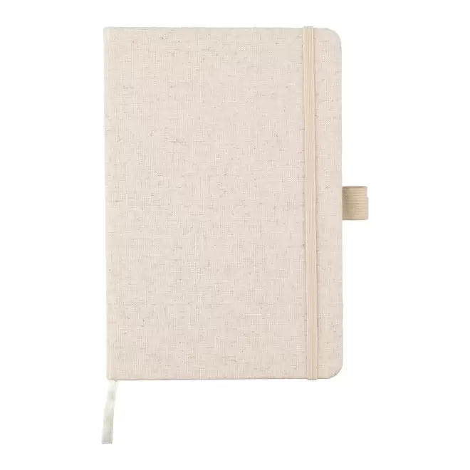 CARNET PERSONNALISABLE A5 EN CAHNVRE 'CHANVRI' - beige