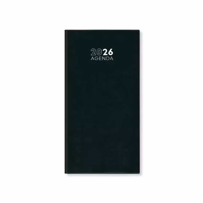 AGENDA PERSONNALISABLE SEMAINIER EN PVC 'OFFICIO' - noir