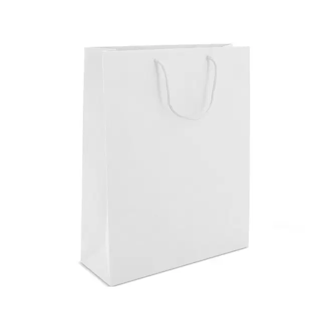 SAC CADEAU PERSONNALISE 27x36x9 'KARTELOS' - blanc