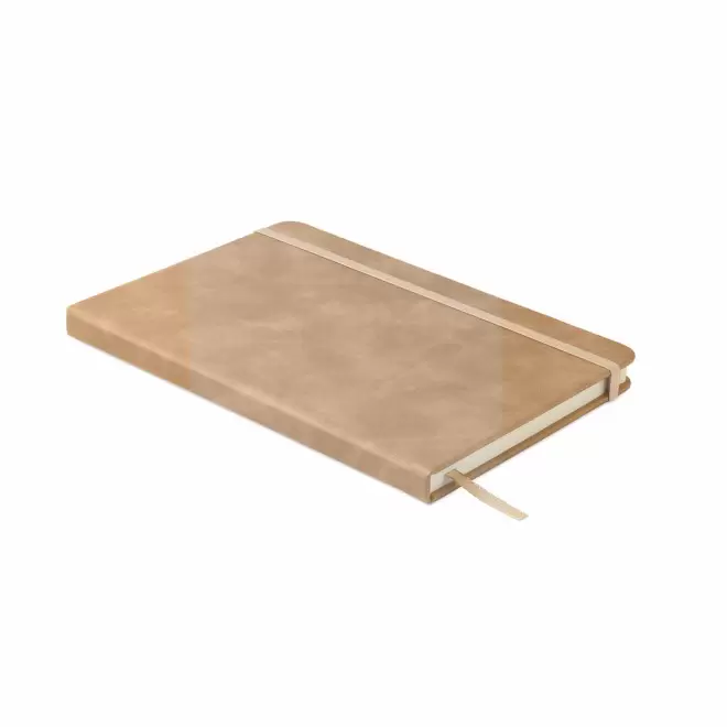 CARNET A5 PU RECYCLE PERSONNALISABLE 'MARCO' - kaki