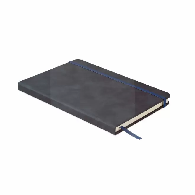 CARNET A5 PU RECYCLE PERSONNALISABLE 'MARCO' - bleu