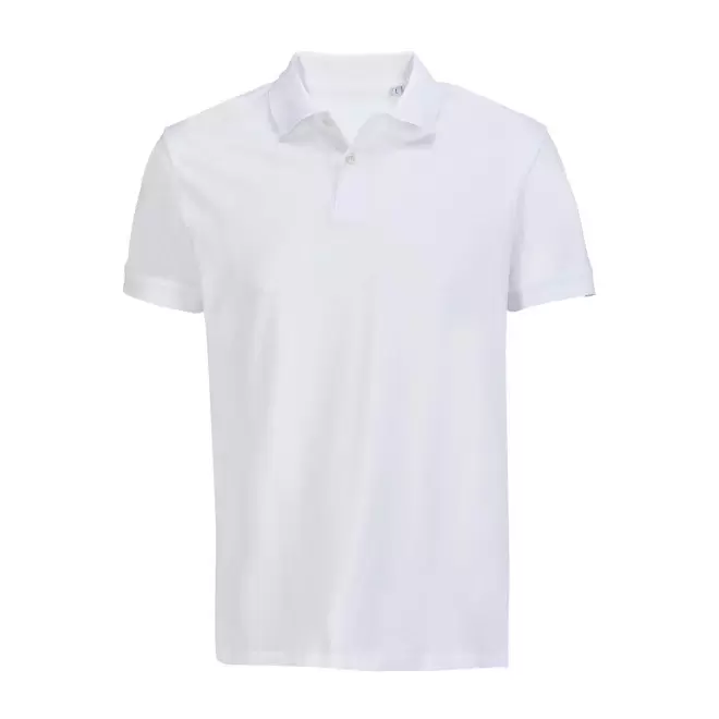 POLO MIXTE PERSONNALISABLE BLANC 'PACIFIC' 210G/M2 - blanc