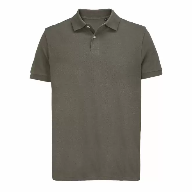 POLO MIXTE PERSONNALISABLE COULEUR 'PACIFIC' 210G/M2 - vert kaki