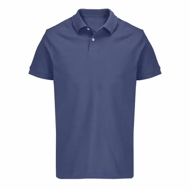 POLO MIXTE PERSONNALISABLE COULEUR 'PACIFIC' 210G/M2 - denim