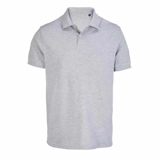 POLO MIXTE PERSONNALISABLE COULEUR 'PACIFIC' 210G/M2 - gris chiné