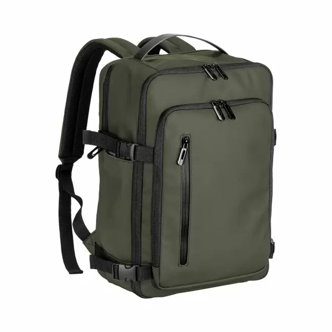 SAC A DOS CABINE EN PU PERSONNALISABLE 'OLYMPOS CABINE' - kaki