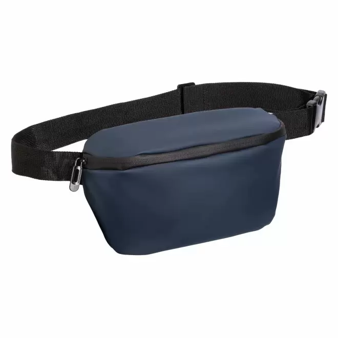 SAC BANANE EN PU PERSONNALISABLE 'OLYMPOS' - bleu