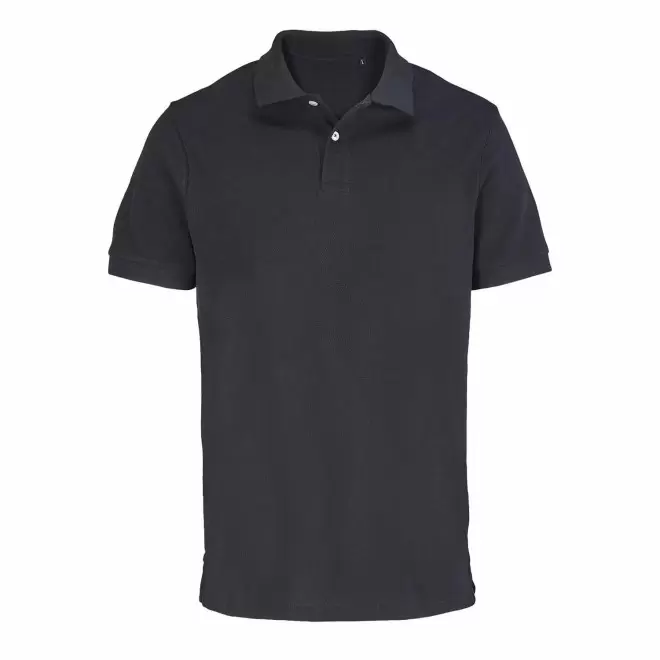POLO MIXTE PERSONNALISABLE COULEUR 'PACIFIC' 210G/M2 - noir
