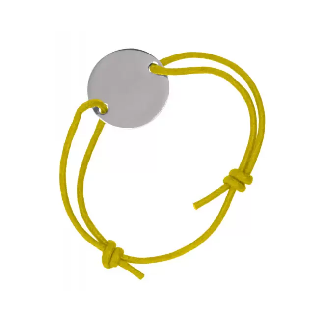 BRACELET BRESILIEN PERSONNALISABLE 'JAKINO' - jaune
