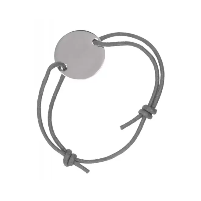 BRACELET BRESILIEN PERSONNALISABLE 'JAKINO' - gris